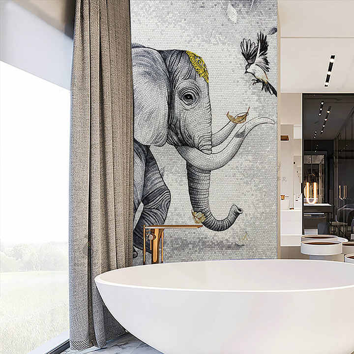 Modern Glass Tiles 80x160cm For Swimming And Decoration