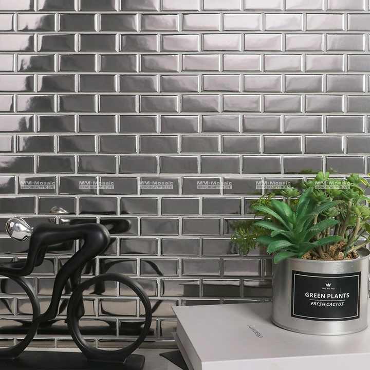 Modern glass mosaic tiles for bathroom 23x48mm 
