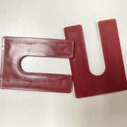 100 pieces/pack 1/8 inch 1/16 inch Horseshoe Plastic Lock for Window 