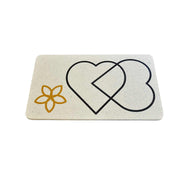 Modern Coffee Table with White Quartz Stone Square Surface