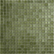 Modern glass mosaic tiles 15x15x4mm, leaf pattern tile design 