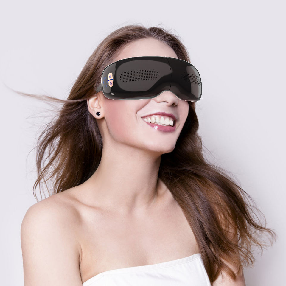 Healthpal: AI Eye Massager - Hot Cold &amp; Air Compression Vibration 