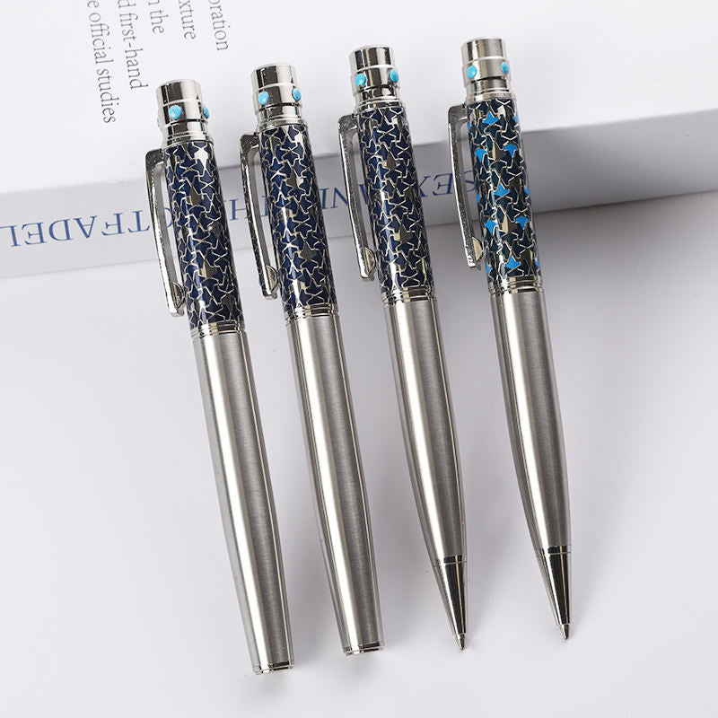Luxury high-end metal ballpoint pen, promotional advertising custom corporate gifts 