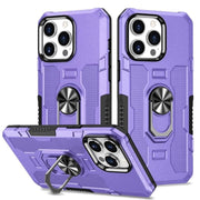 Super durable shockproof armor case with ring holder for iPhone 16 15 14 13 Pro 