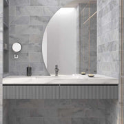 Andes Grey Marble Mosaic Tiles Modern Design Glossy