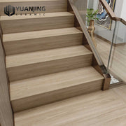 Matte wood grain staircase tiles, interior, 470x1200mm 