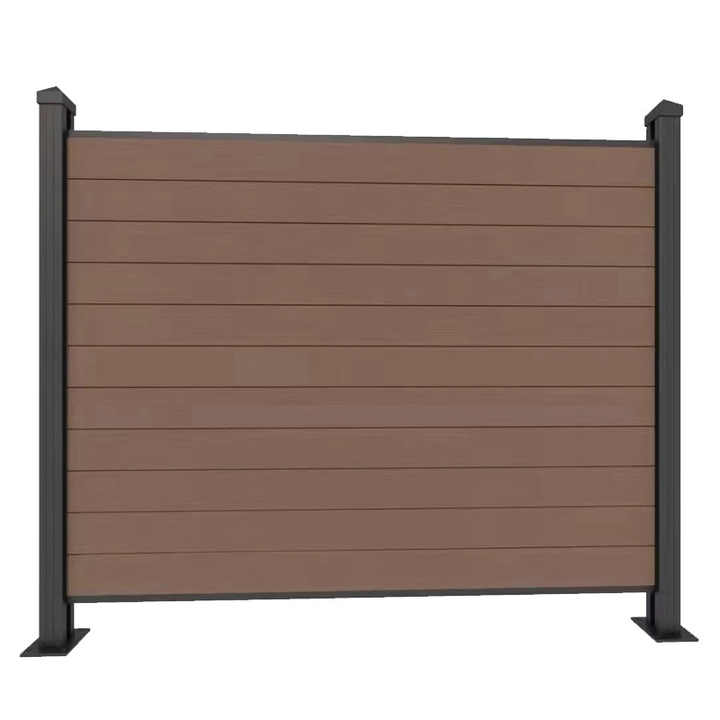 Composite wood fence gate is easy to install, privacy for garden 