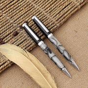 Wholesale acrylic metal body rotating ballpoint pen corporate promotional gifts with logo printed 