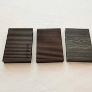 WPC embossed outdoor flooring, composite wood plastic floor panels 