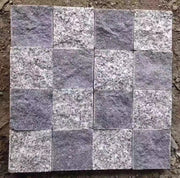 Durable grey granite paving stones, custom shapes 