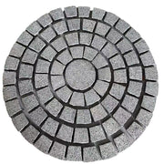 Durable round granite paving stones 