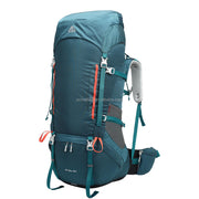 Large Custom 80L Outdoor Molle Backpack for Climbing, Camping, Traveling - Waterproof, with polyester lining and zip closure. 