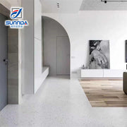 Gạch lát nền men sứ trắng xám, cỡ 600*600 và 600x1200 mm, giả đá cẩm thạch