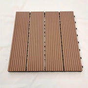 Modern durable, waterproof wood plastic outdoor flooring ruler, walnut, teak, maple color 