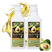 Nary Wholesale Vegan Coconut Avocado Oil Shampoo Conditioner Set Smoothing Oil Control Nourishing Moisturizing Hair 