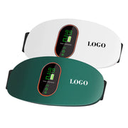 Wireless heating waist shaping belt with built-in abdominal massage and lumbar support to slim the belly 