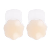 Miếng dán ngực silicon dán nâng ngực không đường may không dây chống thấm nước hình hoa tròn - Daisan Mart