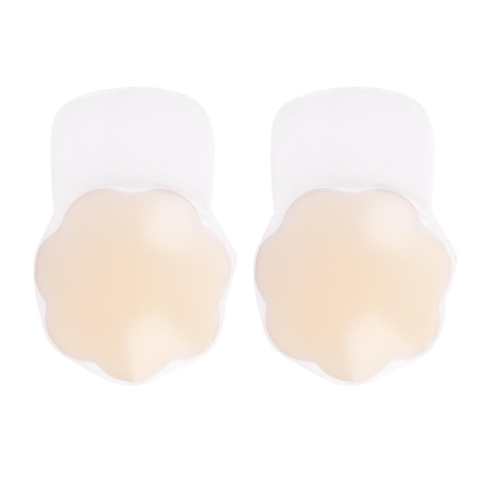 Miếng dán ngực silicon dán nâng ngực không đường may không dây chống thấm nước hình hoa tròn - Daisan Mart