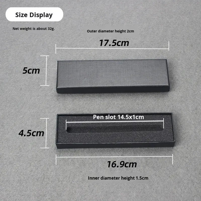 Hộp đựng bút ký giấy hình chữ nhật phổ biến, tùy chỉnh theo yêu cầu nhà sản xuất, kèm hoa văn, chữ và nắp tùy chỉnh, dùng cho túi bút