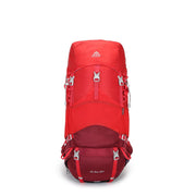 AIONE KA-8222 55L Waterproof Hiking Backpack with Raincoat, Large Outdoor Sports Travel Climbing Backpack 