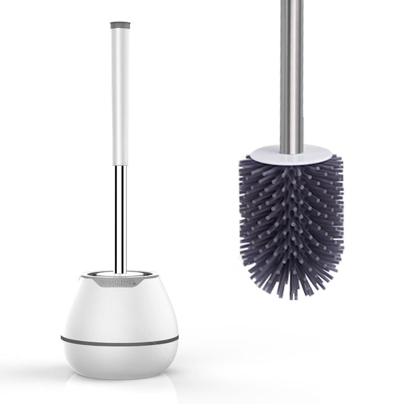 Bàn Chải Bồn Cầu Silicon Chống Trầy Kèm Giá Đỡ - Daisan Mart