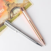 Bút bi học sinh mạ điện họa tiết vòng