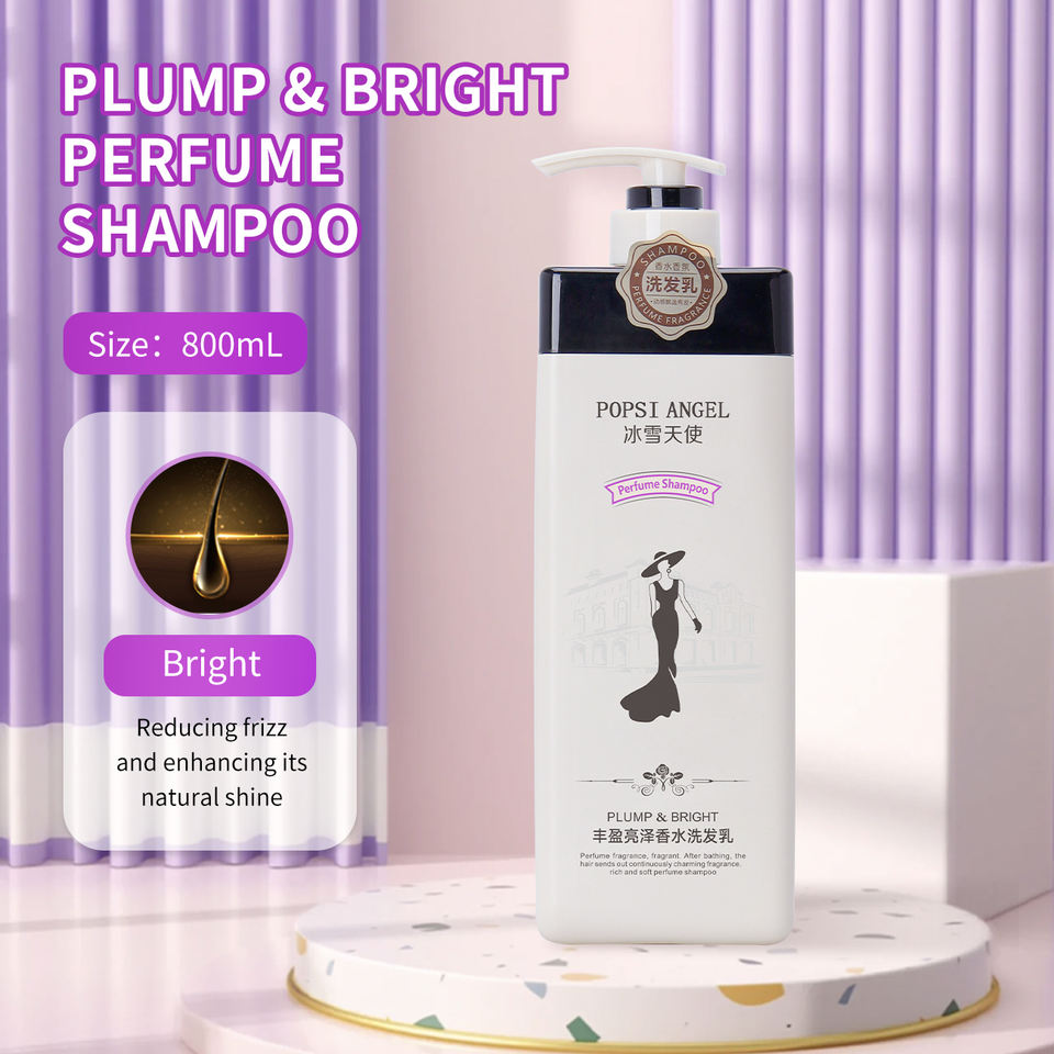 POPSI ANGEL Private Label Perfume Shampoo 800ML deeply cleanses, nourishes and brightens, restores hair 