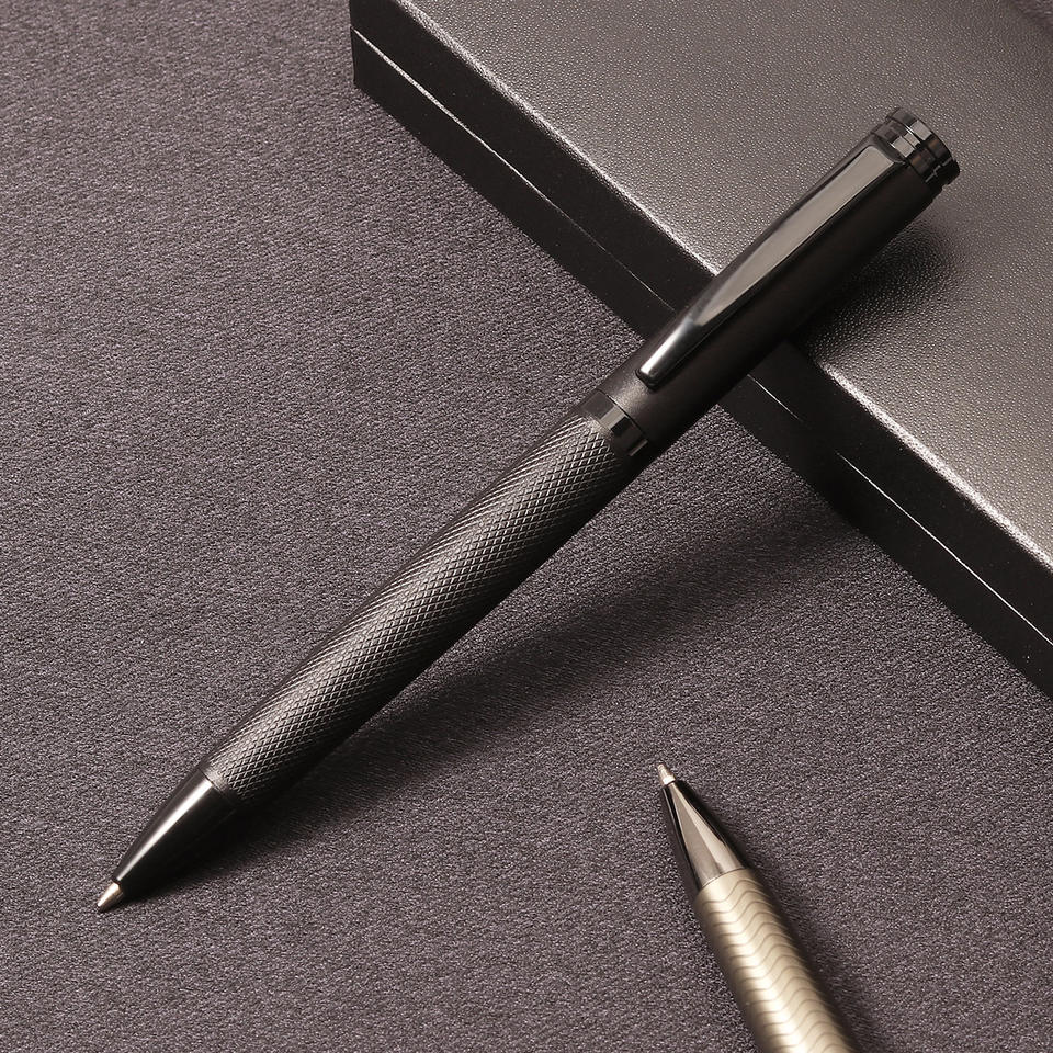 0.5mm Steel Ballpoint Pen Orange Animal Matte Export Rotating Core Business Advertising Gift Sports Oil Ink Laser Logo