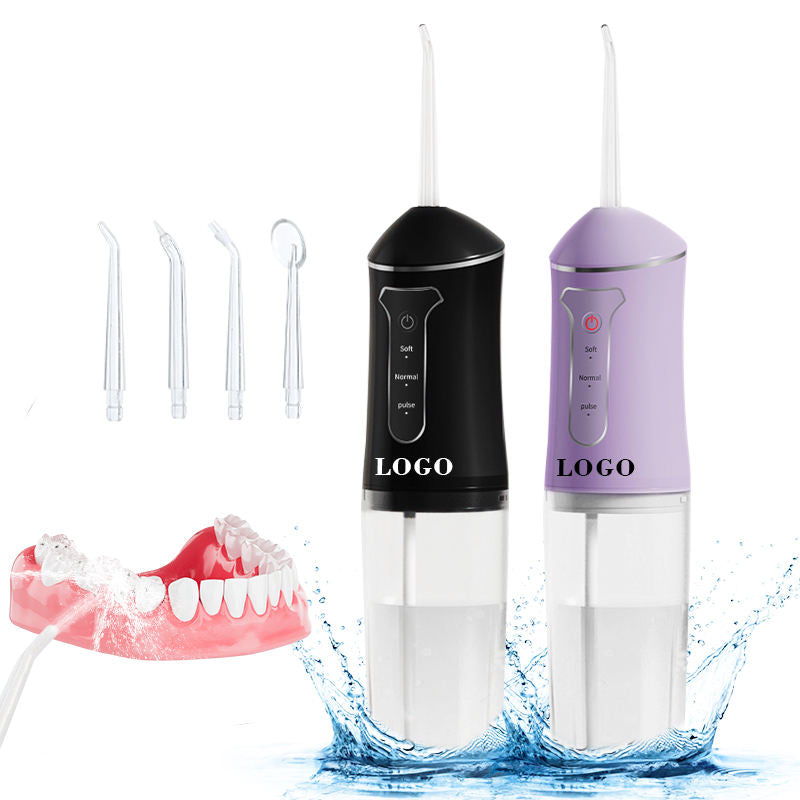 Máy tăm nước điện logo tùy chỉnh, di động, sạc USB, chống nước IPX7, nhẹ, cầm tay