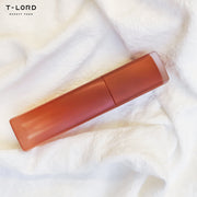 Premium transparent plastic lip gloss bottle packaging with tube brush with custom logo for makeup tools 