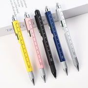 9in1 Multi-Function Metal Ballpoint Pen LED Pencil Opener Ruler Animal