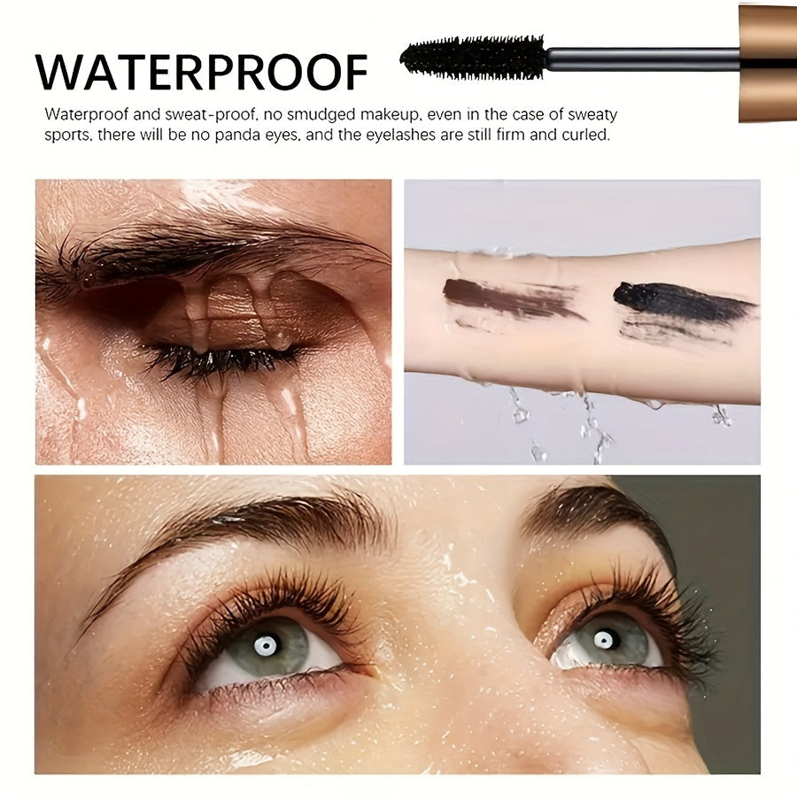 Long &amp; Curly Silk Lashes - Smudge-Free, Quick-Drying Mascara