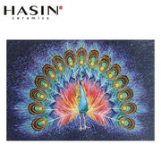 Hasin wall glass mosaic new peacock pattern