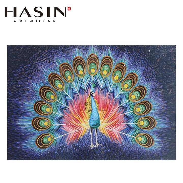 Hasin wall glass mosaic new peacock pattern
