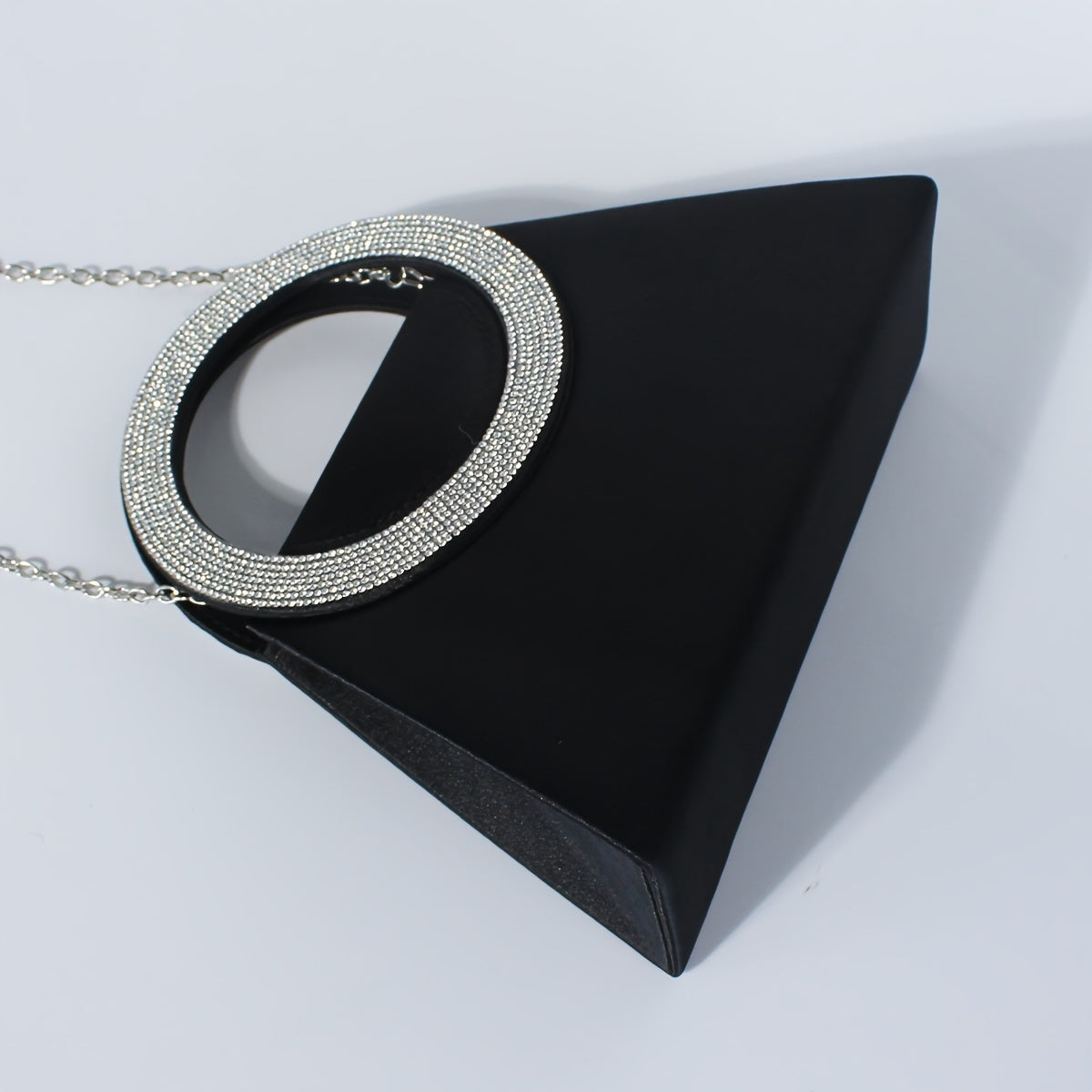 優雅高端水鑽晚會舞會單肩斜挎鏈條包，女士優雅手提包，女士派對包，女士優雅包，特殊場合錢包，正式活動手拿包，迷人斜挎包