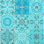New design inkjet printed glass mosaic patterned tiles 