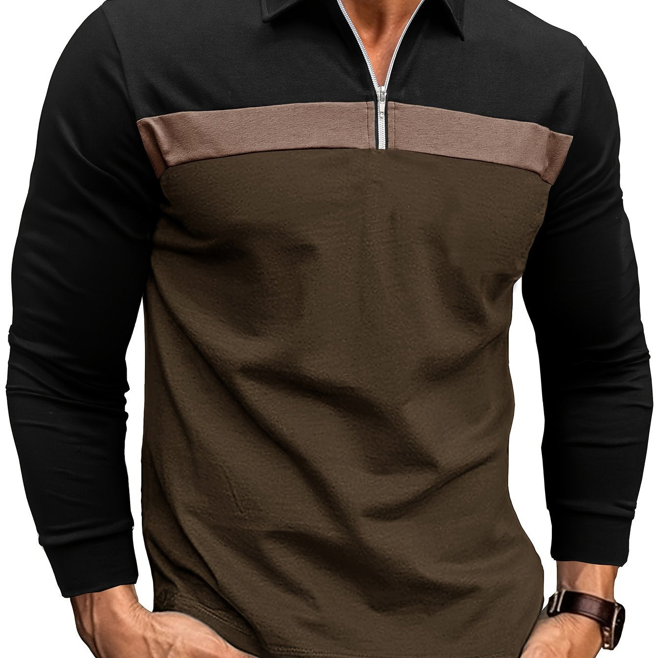 Áo Nam Màu Sắc Thoải Mái Co Giãn Cài Khóa Dài Tay