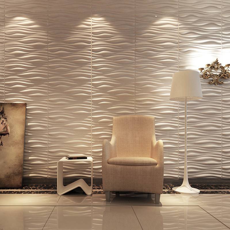 Purple 3d waterproof decorative wall tiles