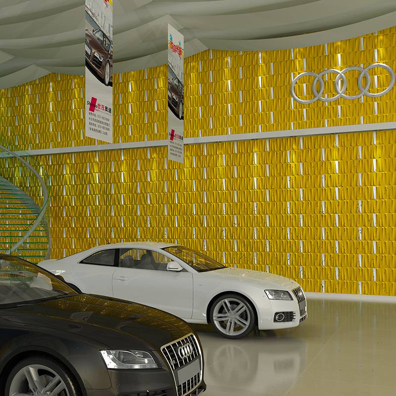 3d decorative waterproof wall tiles yellow