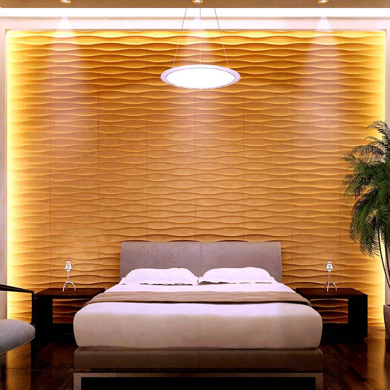 3d decorative waterproof wall tiles yellow