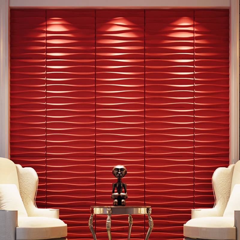 3d decorative waterproof wall tiles yellow