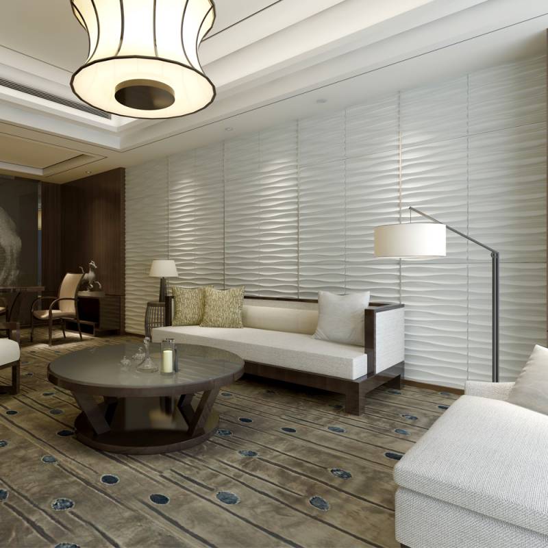 3d decorative waterproof wall tiles yellow