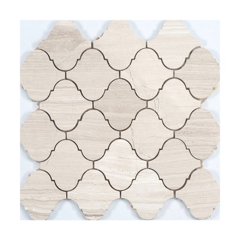 Lantern stone mosaic tile 265x315mm YD-305 beige
