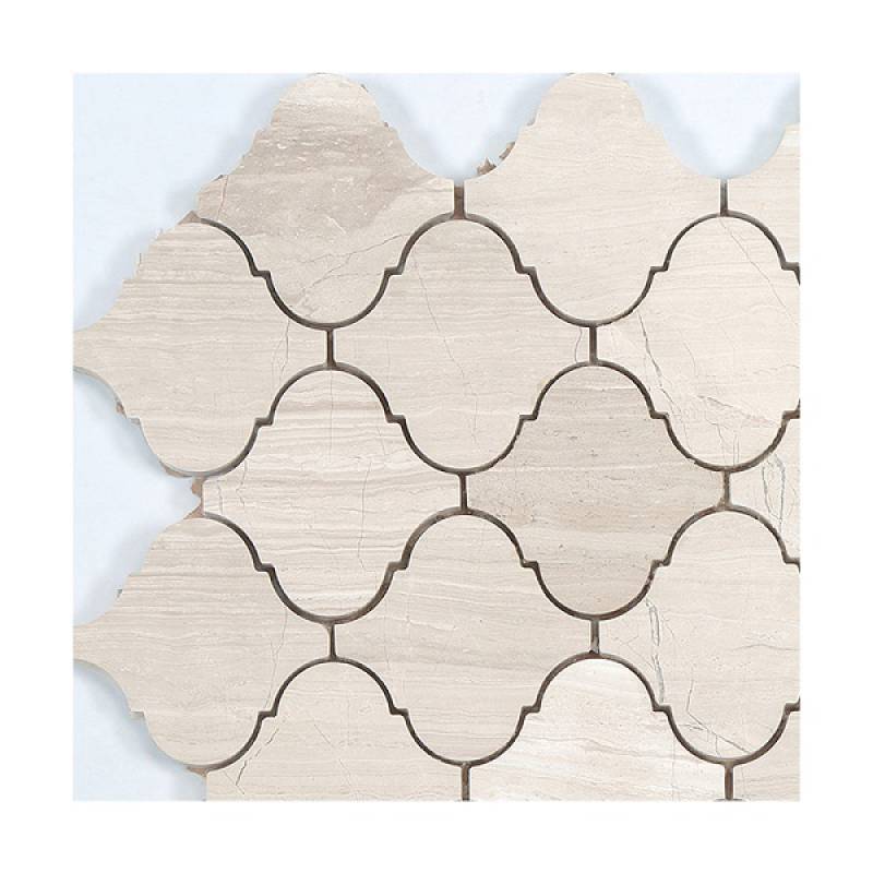 Lantern stone mosaic tile 265x315mm YD-305 beige