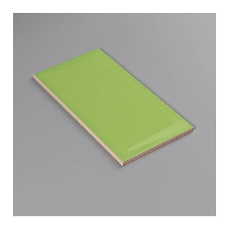 Decorative bathroom and kitchen tiles 100x200mm 1204B green