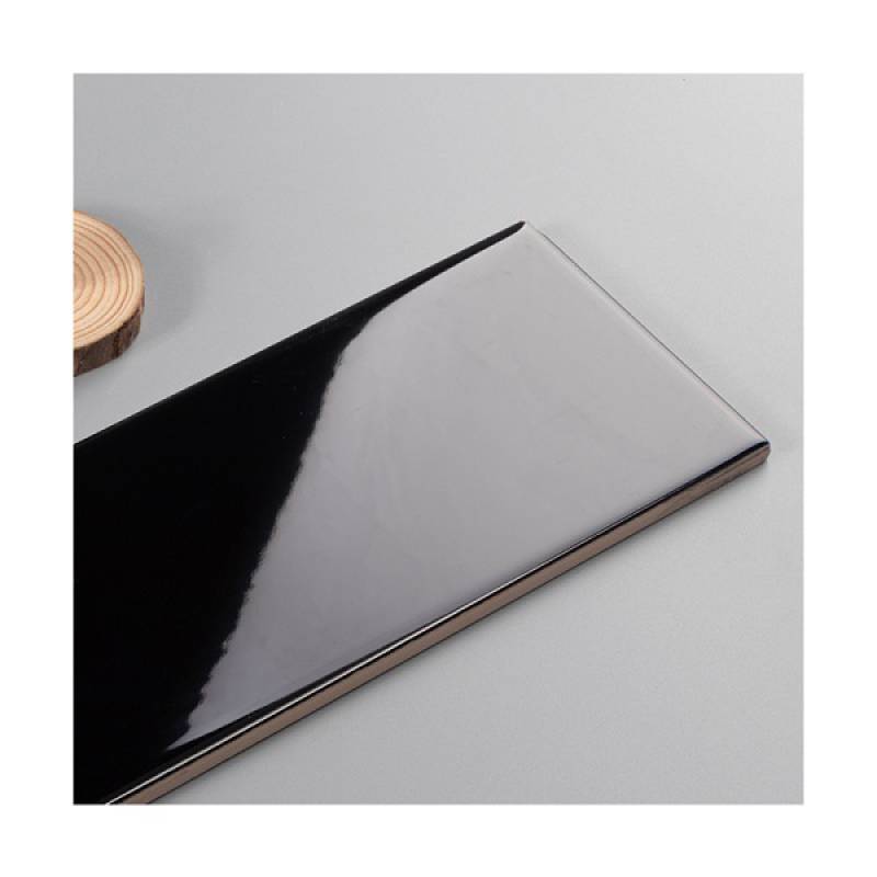 Bathroom and kitchen decorative tile 100x300mm 10308 black