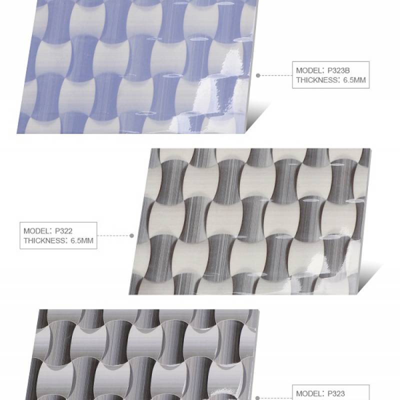3D ceramic tiles for bathroom wall 200x300mm P323