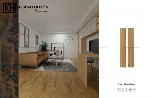 Wood-like Tiles 150×900 TQ-15945 