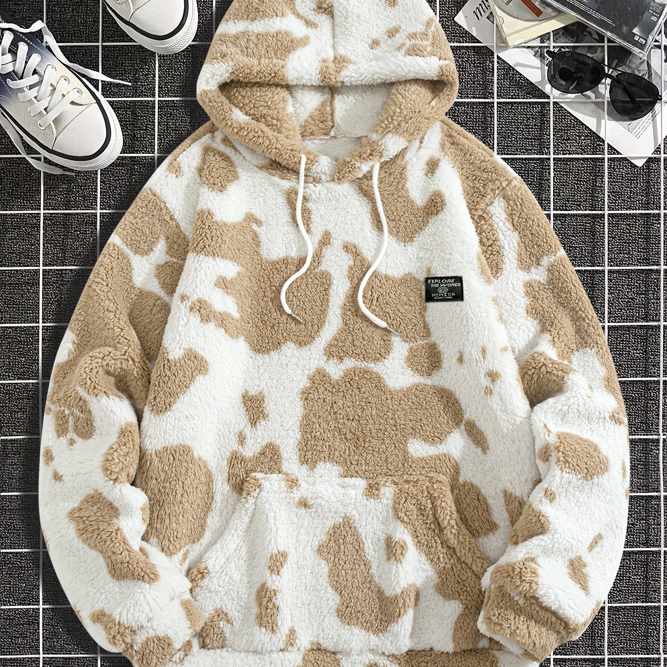 Warm, Sporty, Dynamic Cow Hoodie