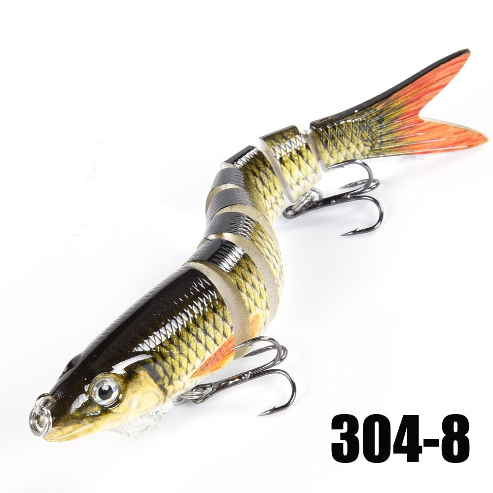 Fishing Lures Multi Jointed Swimbait Crankbait Slow Sinking Bionic Artificial Bait Freshwater Saltwater Trout Bass Fishing Accessories 20g 0.7oz/13.5cm 5.31inch, Trout Lure, Lifelike Bait, Crankbait Design, Precisioncrafted L